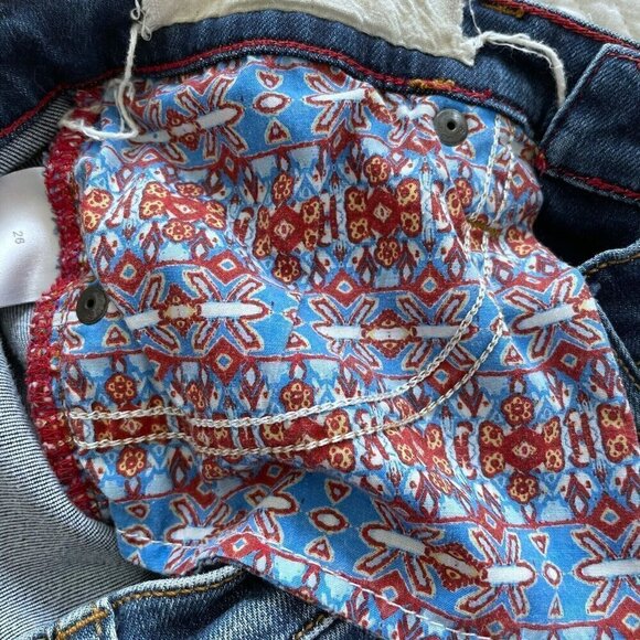 Johnny Was The Skinny Jeans Mid Rise Stretch Slimmest Cut Slim Hip & Thigh Sz 26 - Picture 8 of 12